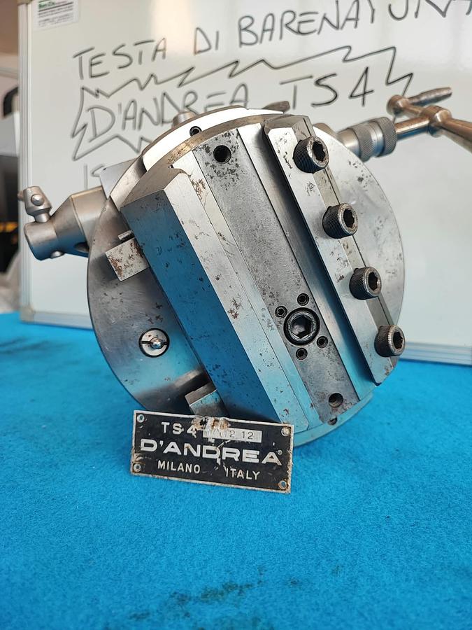 Usato Testina di barenatura e sfacciatura D'ANDREA TS 4 / ISO 50 + accessori