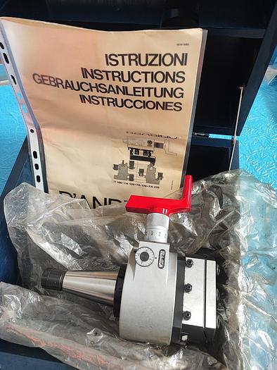 Usato Testina D'ANDREA TA100 - ISO 40 NUOVA