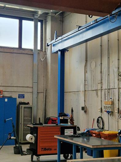 Usato Carroponte OMIS GSB 4, portata 4 tonnellate completo di struttura portante