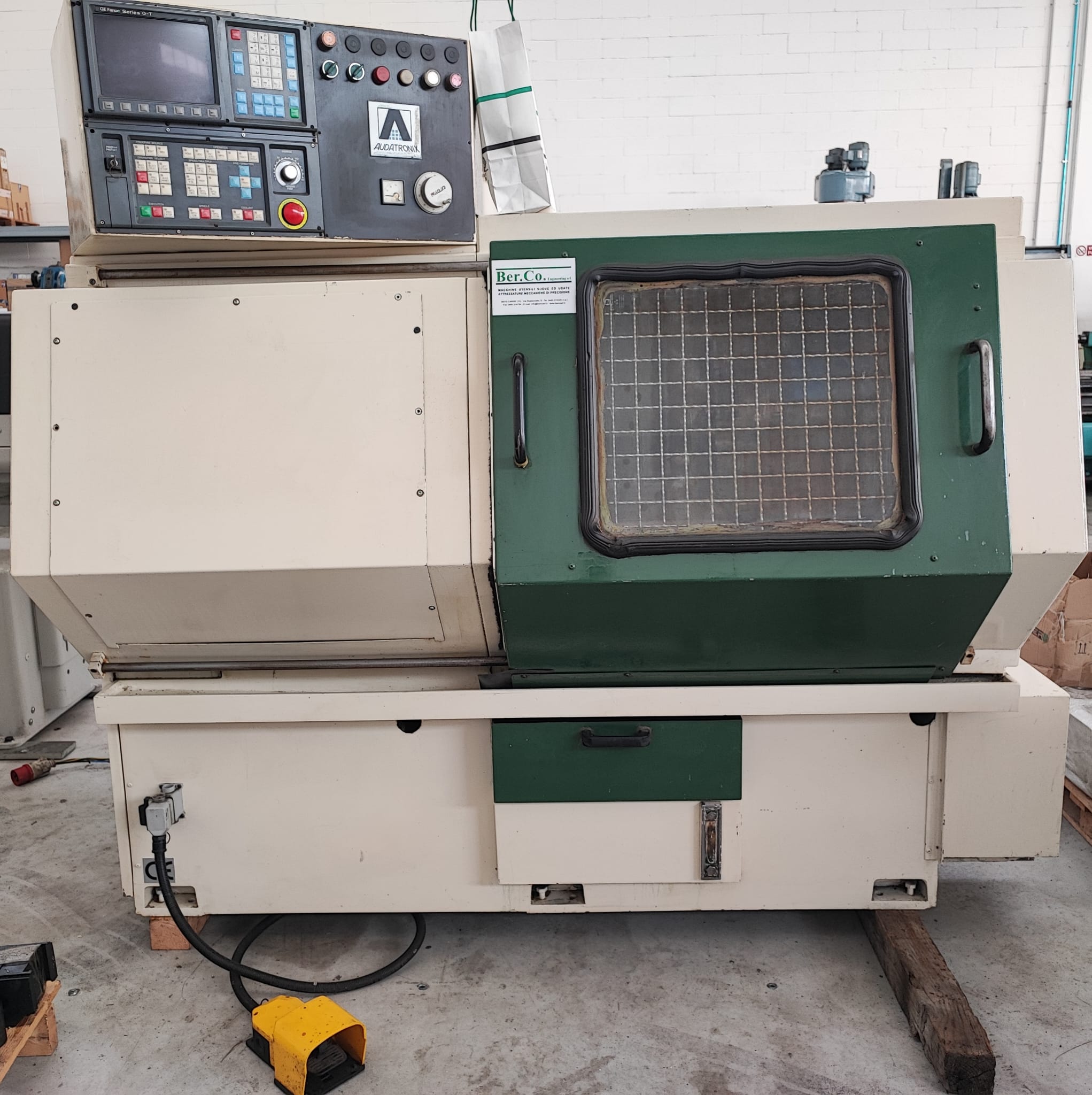 Tornio 2 assi AUDATRONIX 100 con caricatore Iemca Boss 542/32 | CNC Fanuc 