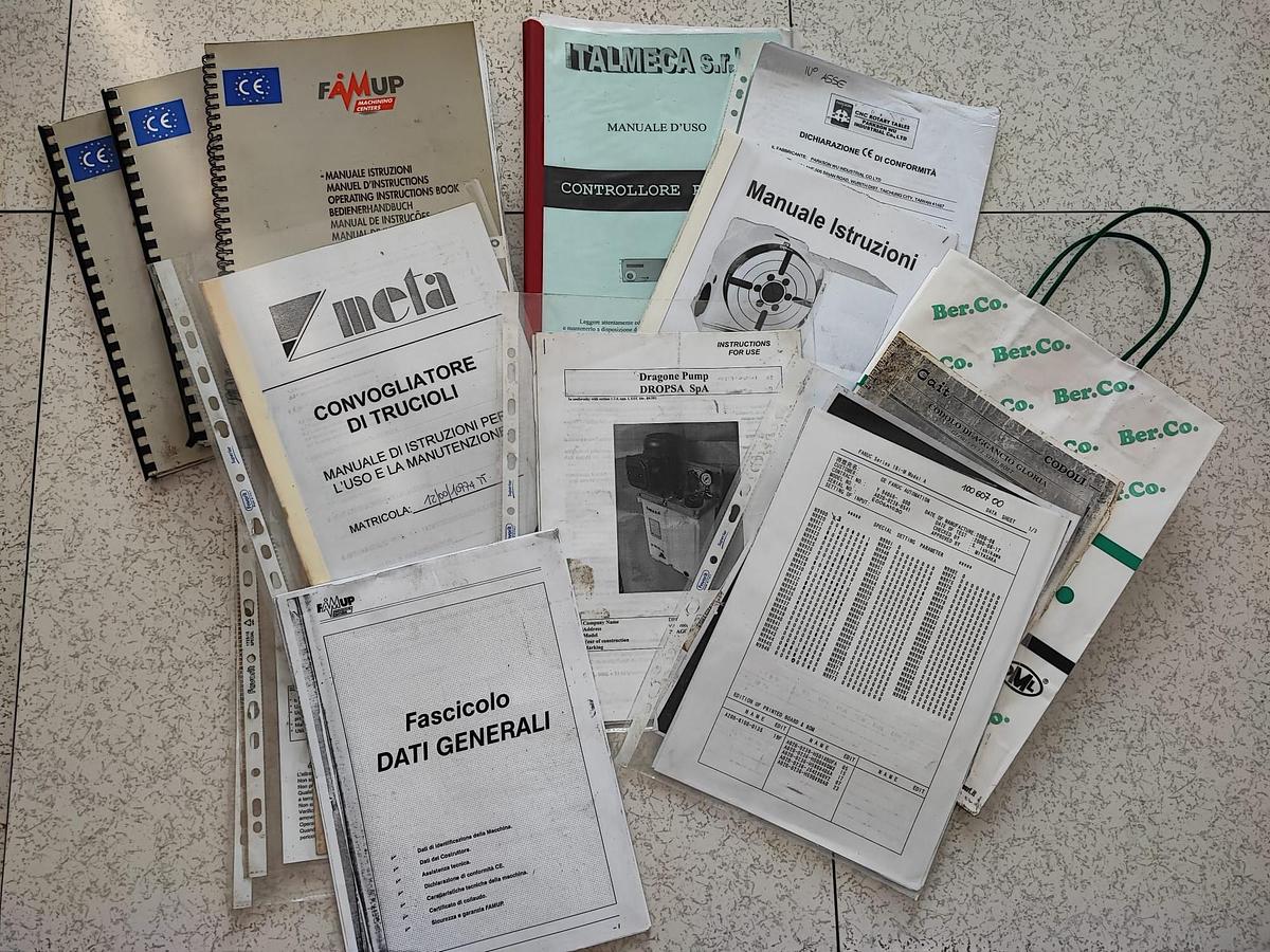 Usato Centro di lavoro verticale FAMUP MC100 EVOLUTION + 4° ASSE | 1000x500x600 | CNC Fanuc