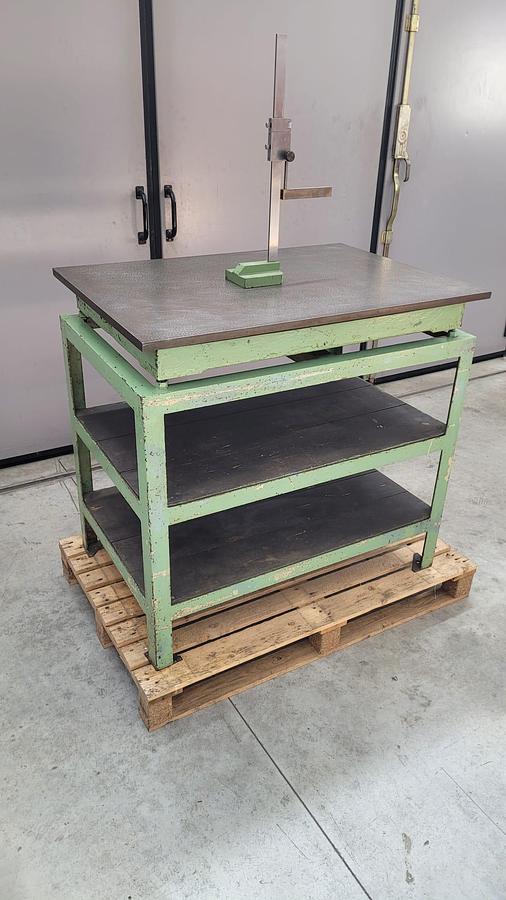 Usato Piano di riscontro in ghisa 1000x700 mm per il controllo / tracciamento dei pezzi 