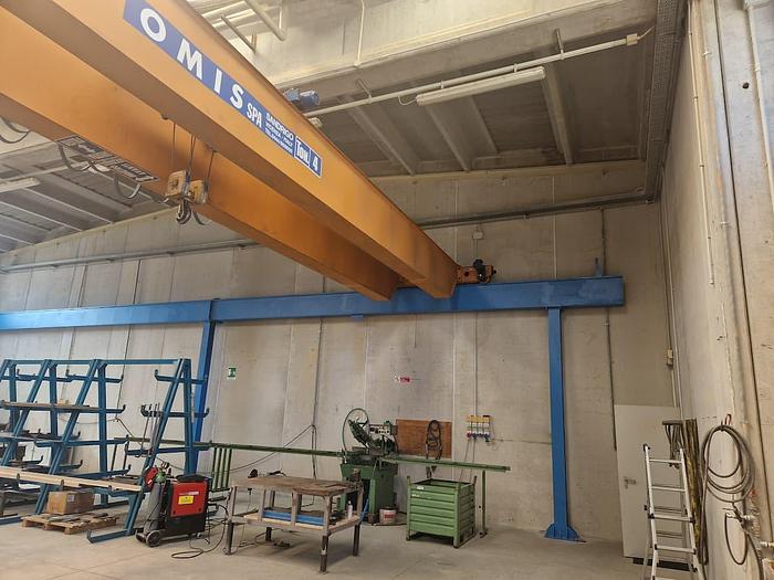 Usato Carroponte OMIS GSB 4, portata 4 tonnellate completo di struttura portante