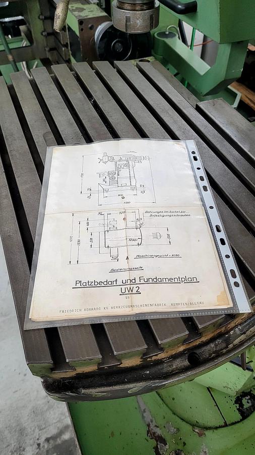Usato Fresatrice universale KLOPP KORRADI UW2 | 400x300x350 | Visualizzata