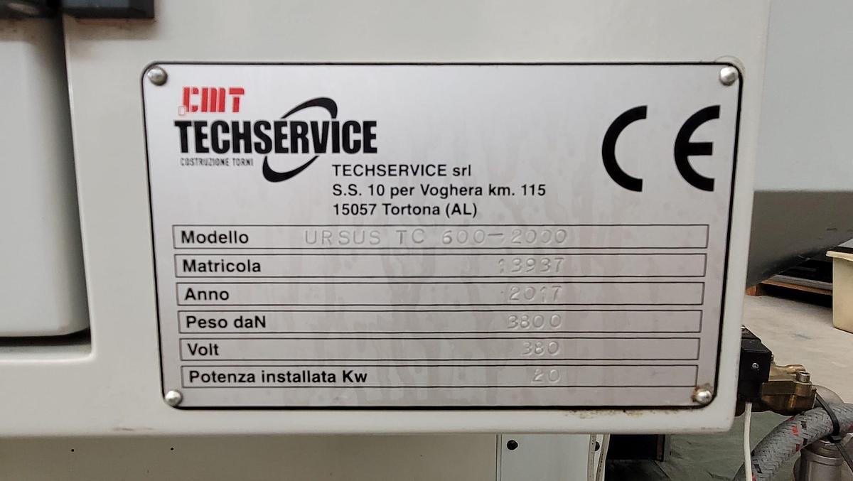 Usato Tornio autoapprendimento CMT URSUS TC 600x2000x105 | CNC FAGOR