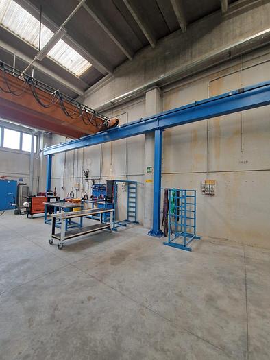 Usato Carroponte OMIS GSB 4, portata 4 tonnellate completo di struttura portante