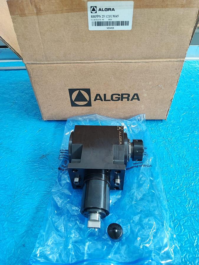 Usato ALGRA RRPPS 25 121UM45 *NUOVO* utensile motorizzato angolare a 90° per torni CNC