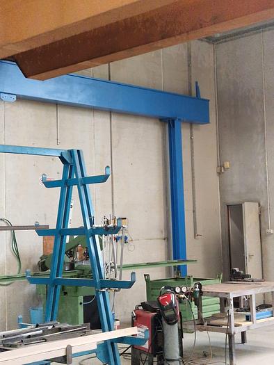 Usato Carroponte OMIS GSB 4, portata 4 tonnellate completo di struttura portante