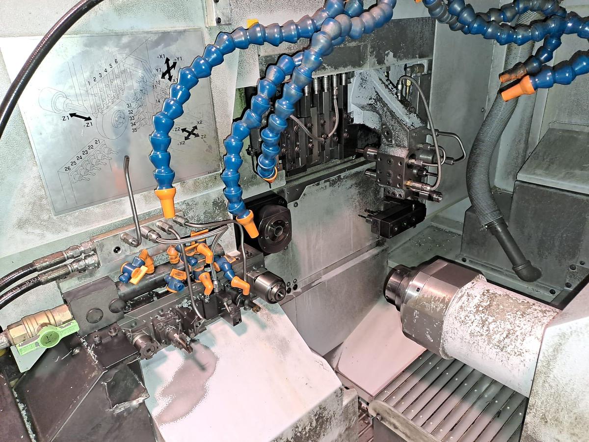 Usato Tornio a fantina mobile STAR SR-32 JII | + caricatore CNC Fanuc