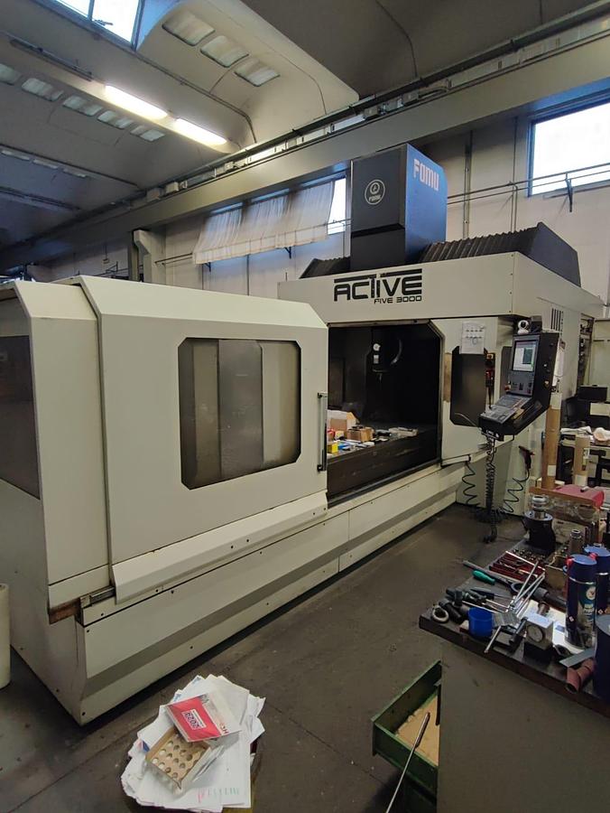 Usato Centro di lavoro a portale OMV ACTIVE FIVE 3000 | 3000x1800x1000 | CNC Heidenhain