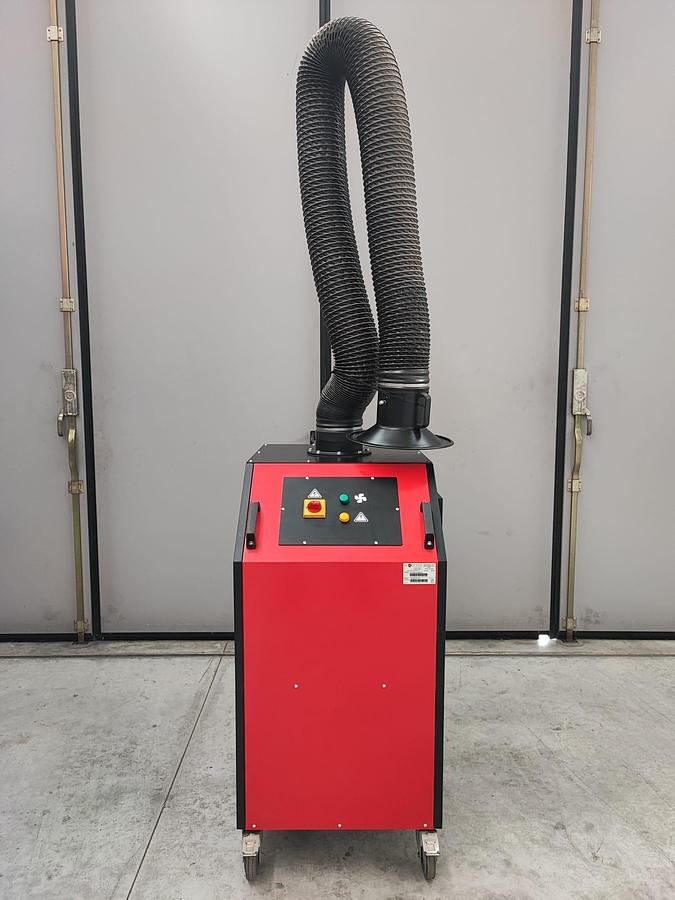 Usato Aspiratore carrellato per fumi di saldatura AEROSERVICE UNIFILTER 2.0 con braccio articolato da 2 metri