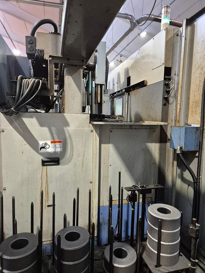 Usato Tornio bimandrino frontale TAKAMAZ XW-150 + gantry + magazzini | CNC Fanuc