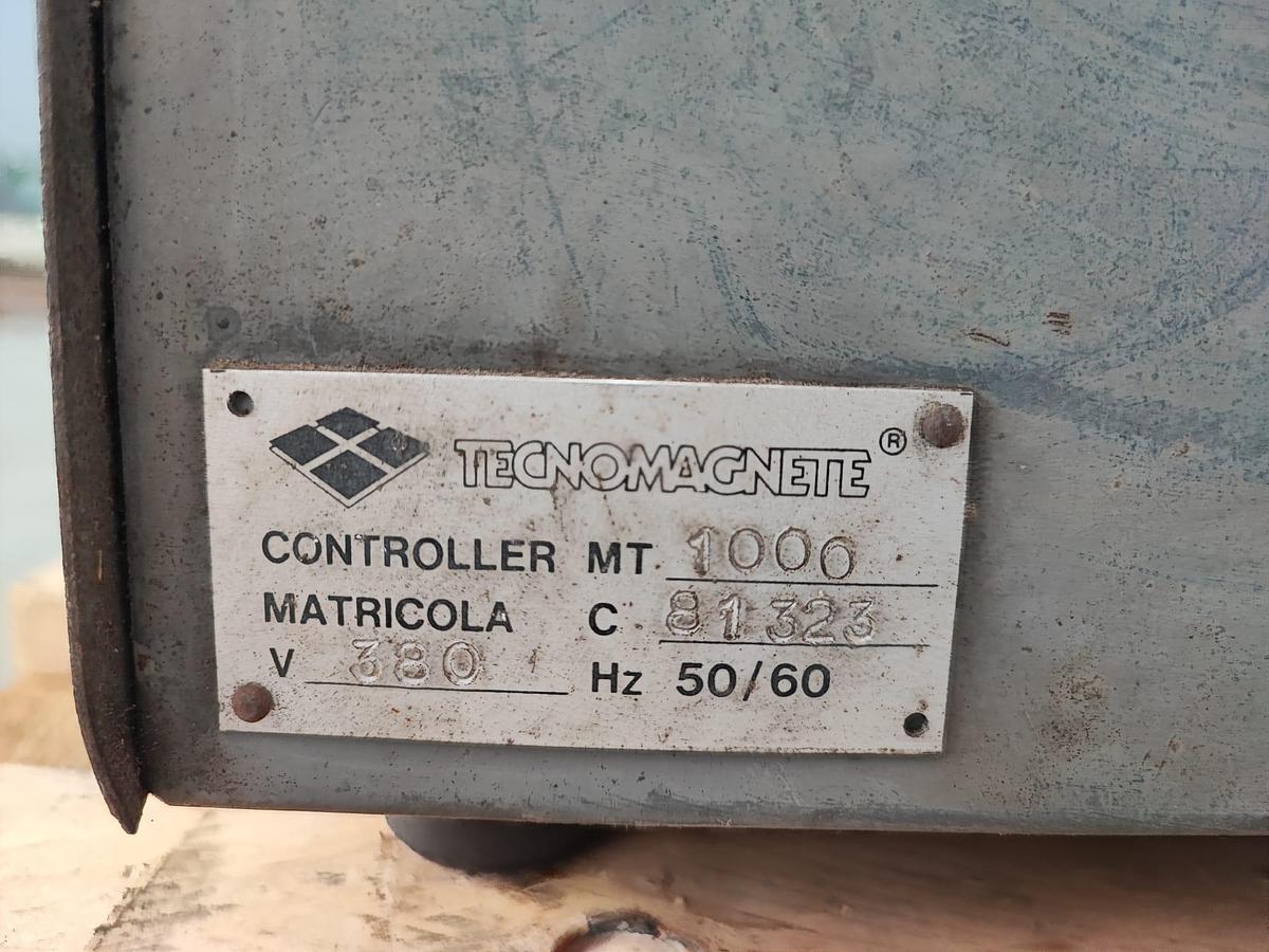 Usato TECNOMAGNETE 800x310xH110 mm piano magnetico per fresatura, completo di centralina