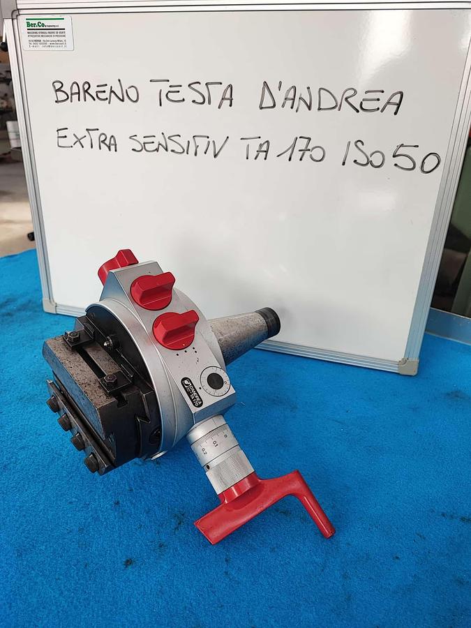 Usato Testa manuale di alesatura e sfacciatura D'ANDREA TA 170 SENSITIV / ISO 50