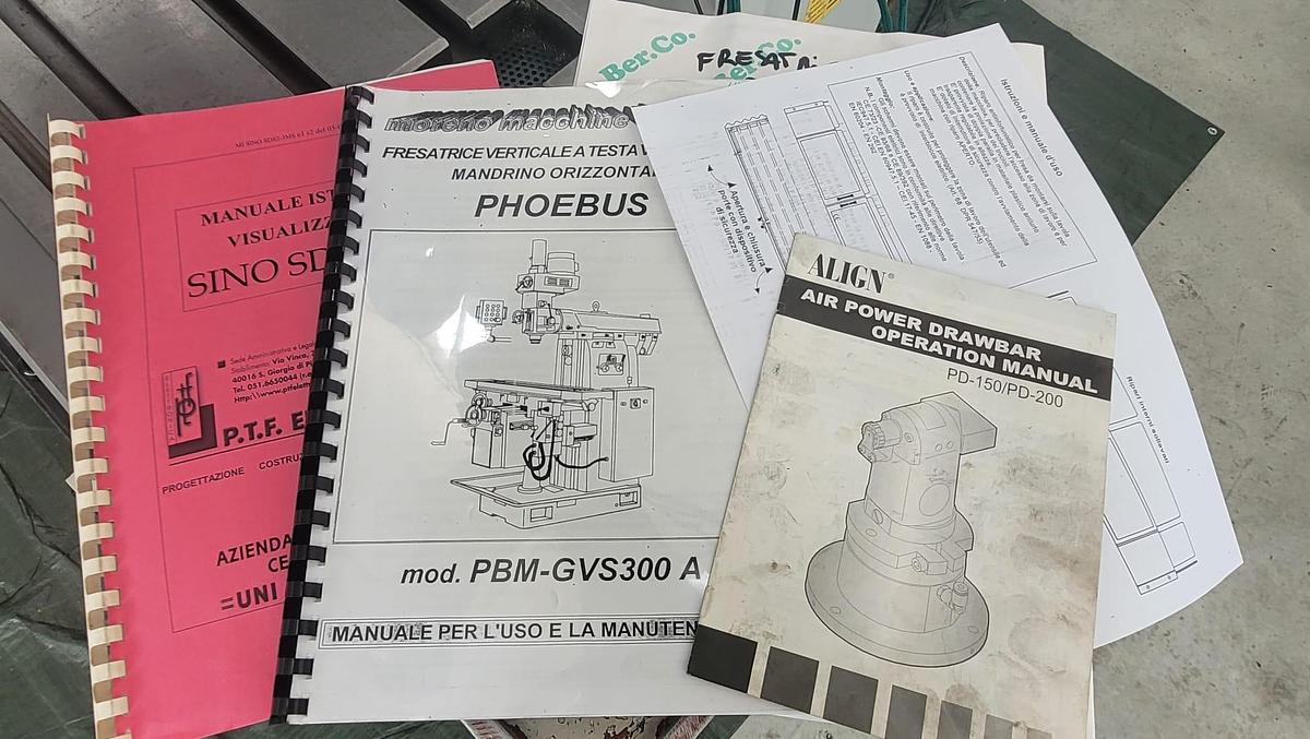 Usato Fresatrice a testa veloce PHOEBUS PBM-GVS300 A | 800x400x450 | Visualizzata