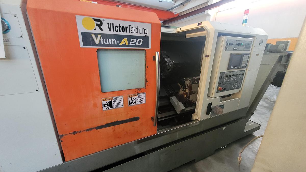 Tornio 2 assi VICTOR VTURN A20 | CNC Fanuc