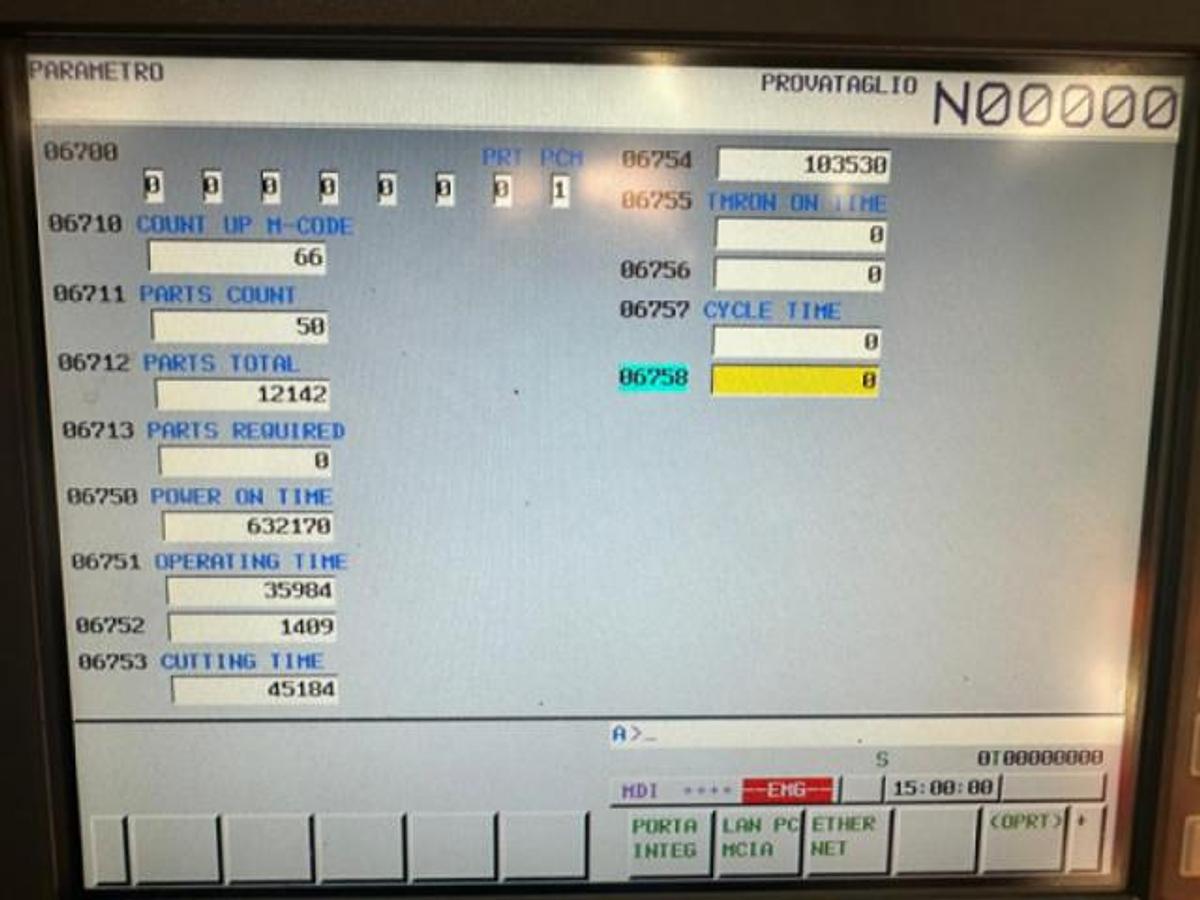Usato Tornio motorizzato GOODWAY GLS-2000LYS con contromandrino + asse Y | CNC Fanuc