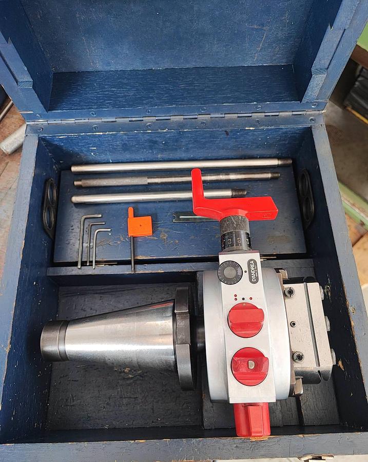 Usato Testa per alesare alesatore d'Andrea Sensitiv TA120 - ISO 50 completa + manuale