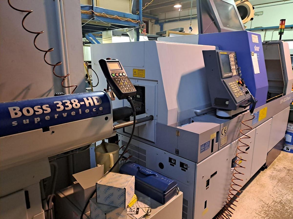 Usato Tornio a fantina mobile STAR SR-32 JII | + caricatore CNC Fanuc