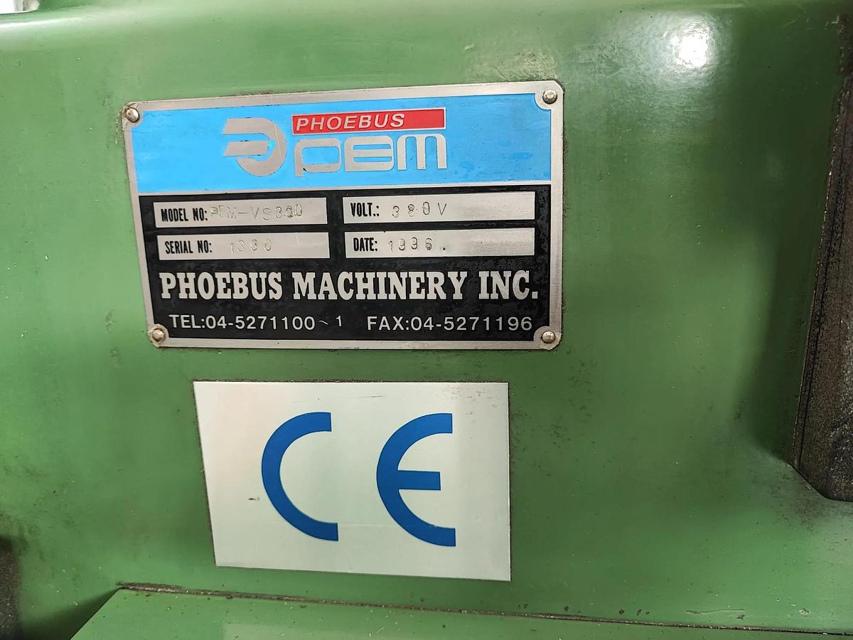 Usato Fresatrice a testa veloce PHOEBUS PBM-VS300 | 930x350x450 | Visualizzata