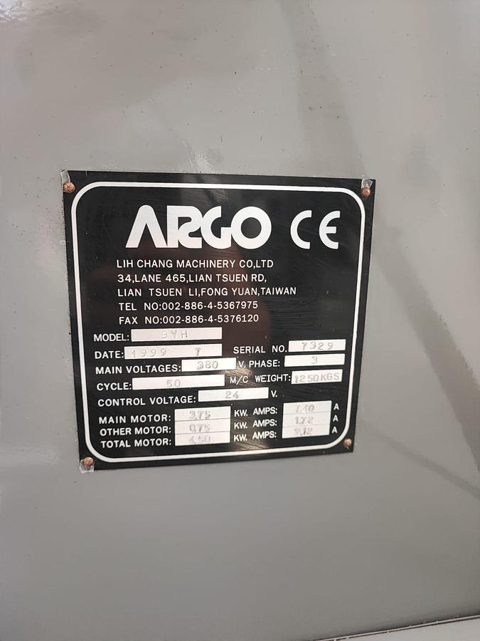 Usato Fresatrice a testa veloce ARGO 3VH | 900x385x480 | Visualizzata