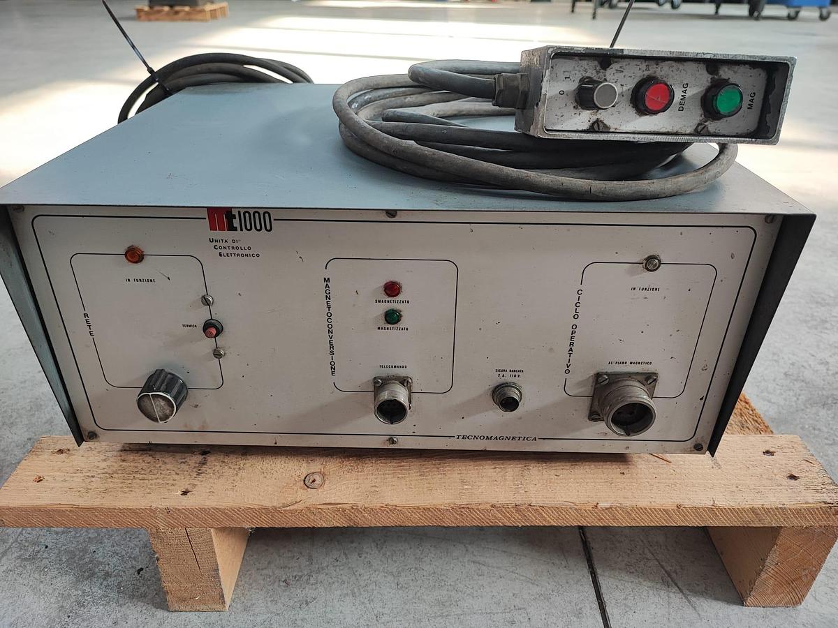 Usato TECNOMAGNETE 800x310xH110 mm piano magnetico per fresatura, completo di centralina