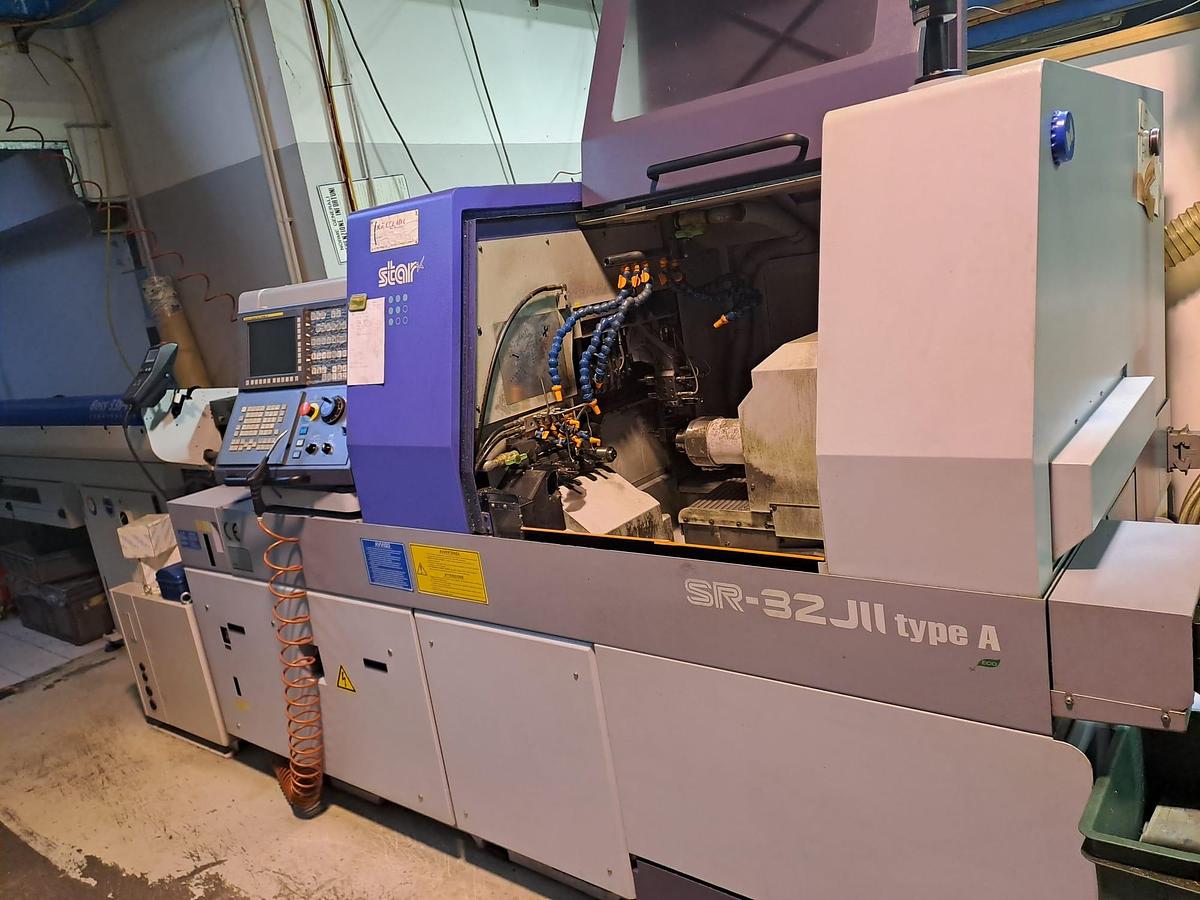 Usato Tornio a fantina mobile STAR SR-32 JII | + caricatore CNC Fanuc