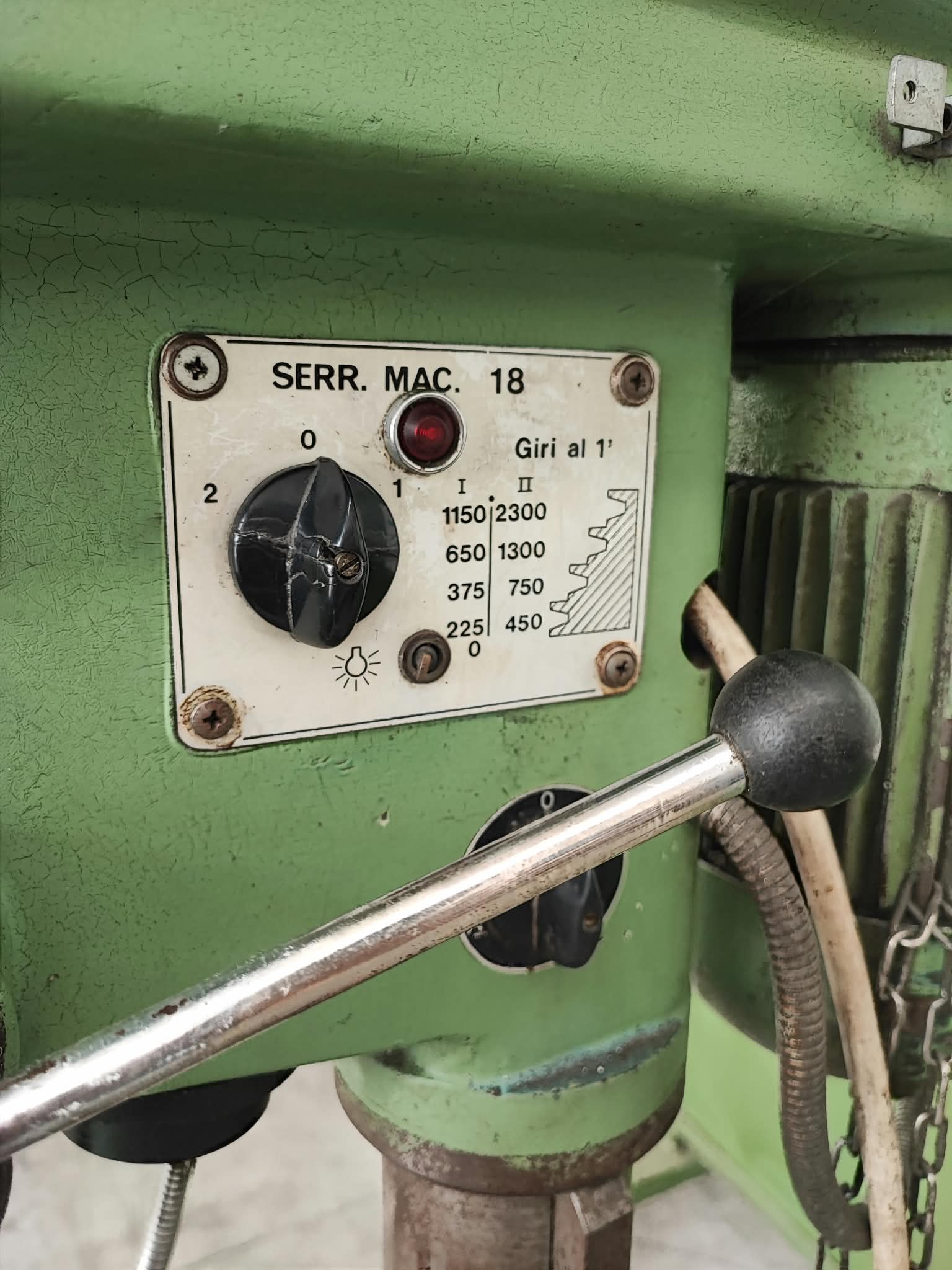 Usato Trapano a colonna SERRMAC RAG 18 PGM PU