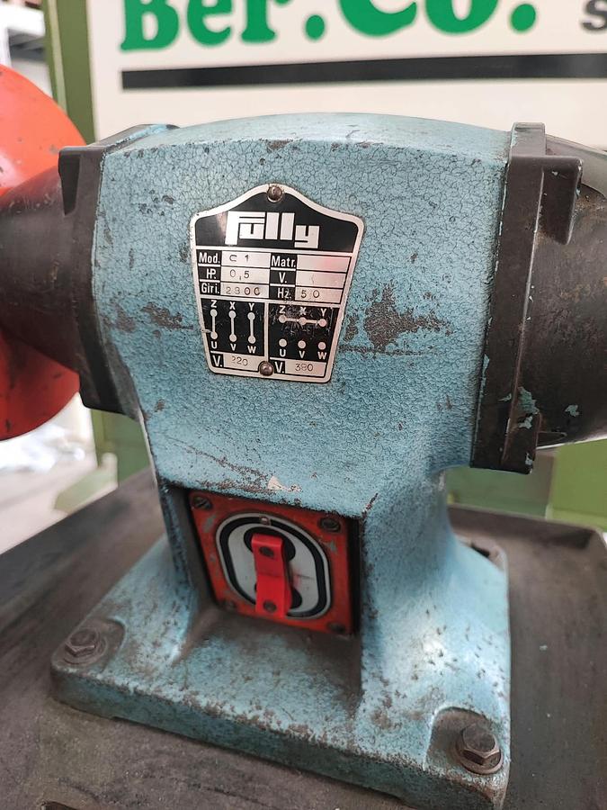 Usato Smerigliatrice doppia mola FULLY C.1 con piedistallo