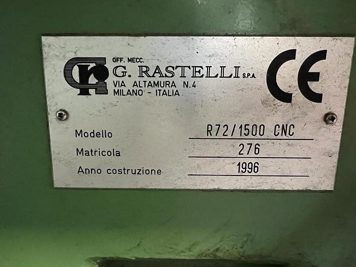 Usato Rettifica universale NC RASTELLI R72/1500