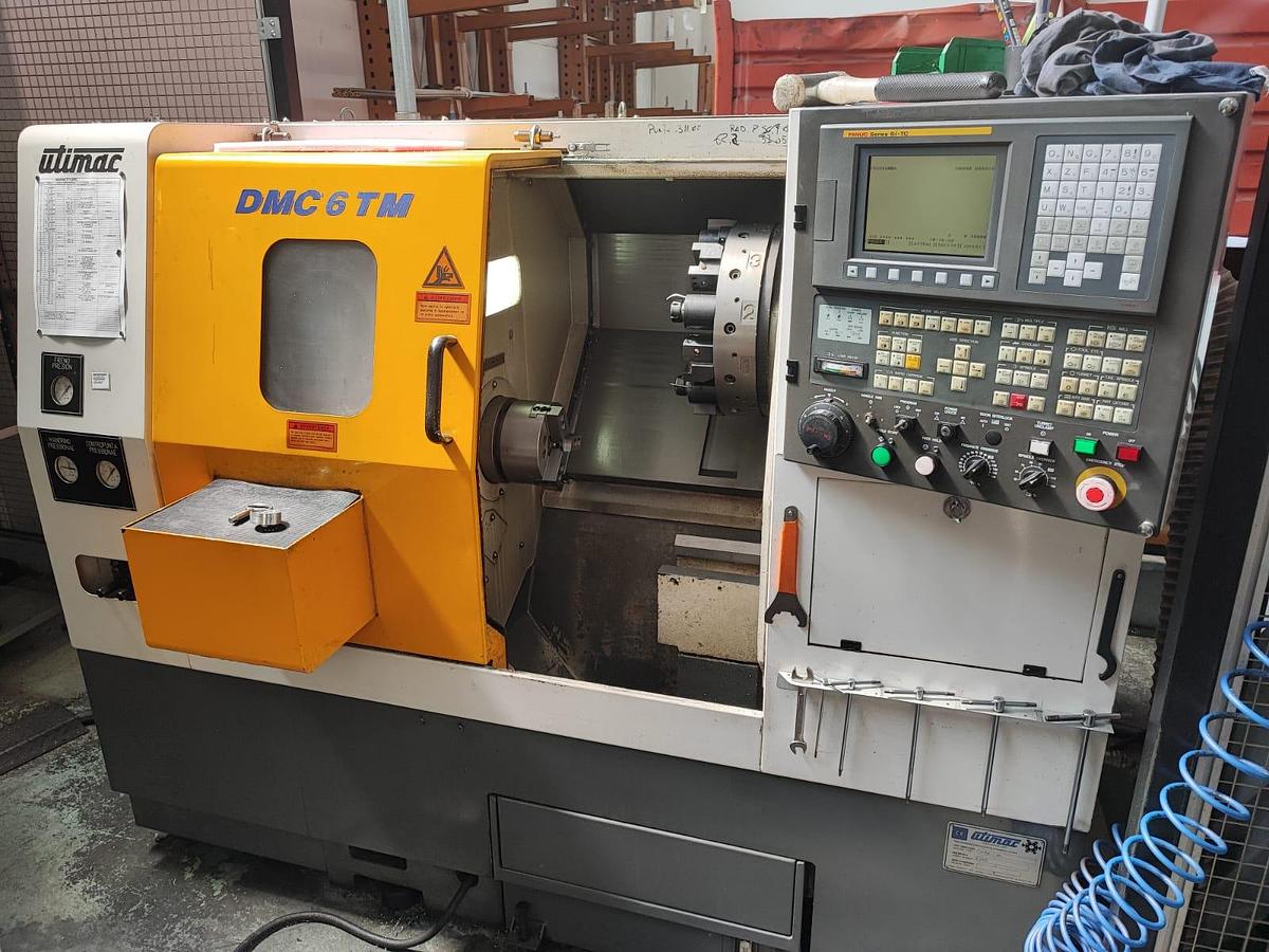 Usato Tornio CNC motorizzato DMC 6 TM | CNC Fanuc