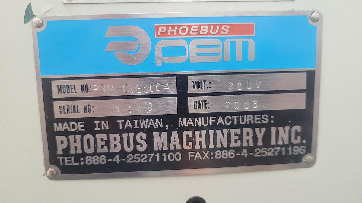 Usato Fresatrice a testa veloce PHOEBUS PBM-GVS300 A | 800x400x450 | Visualizzata