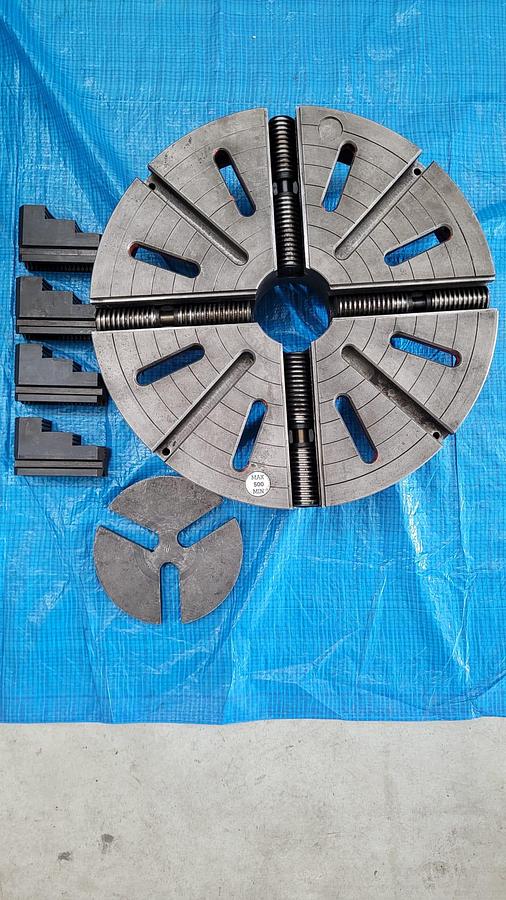 Usato Piattaforma 500mm, C.L. 6", a 4 griffe indipendenti per tornio