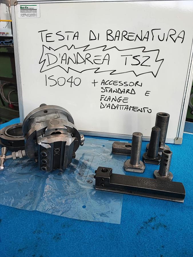 Usato Testa per alesare alesatore D'ANDREA TS 2 - ISO 40 completa