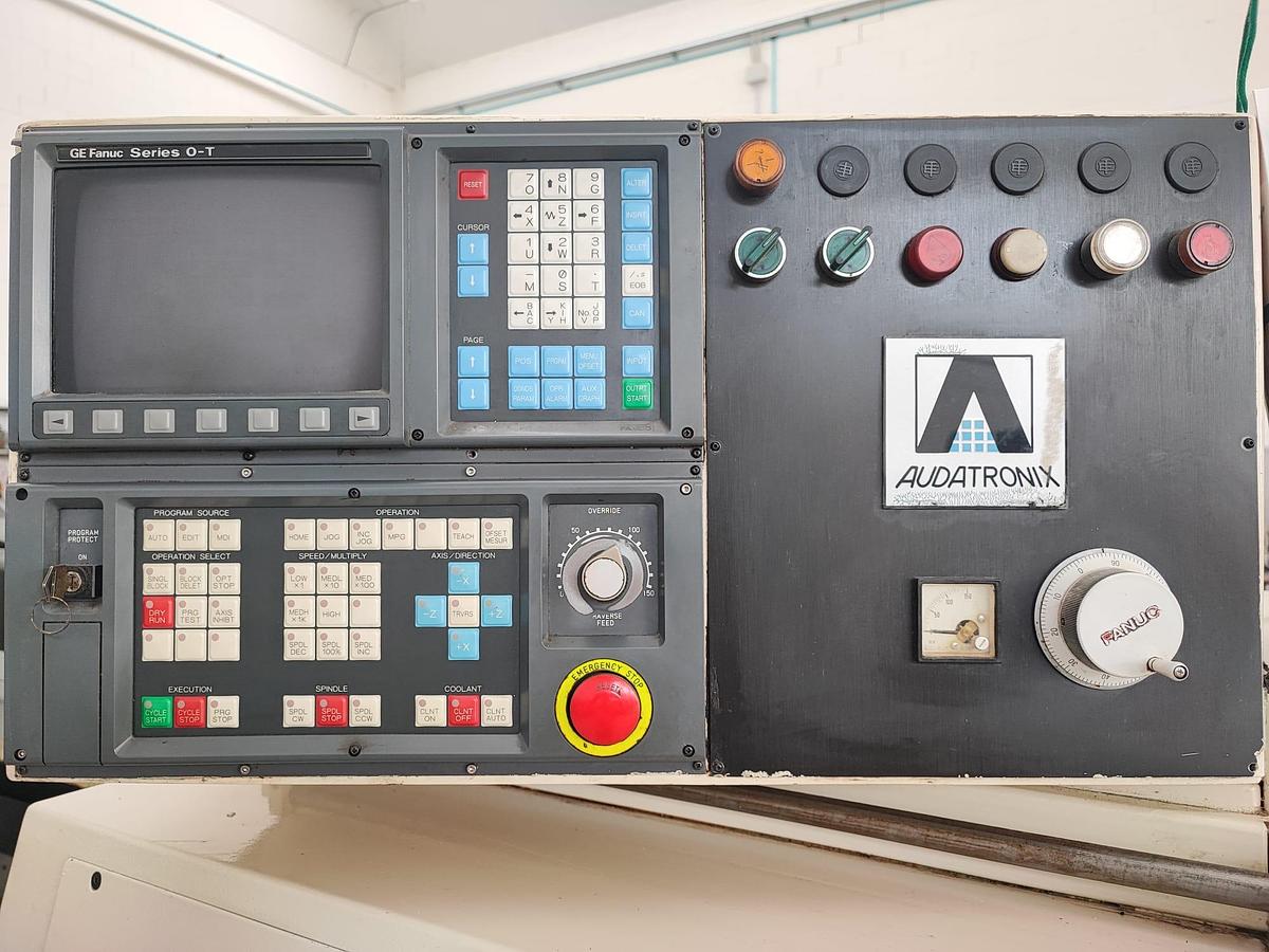 Tornio 2 assi AUDATRONIX 100 con caricatore Iemca Boss 542/32 | CNC Fanuc
