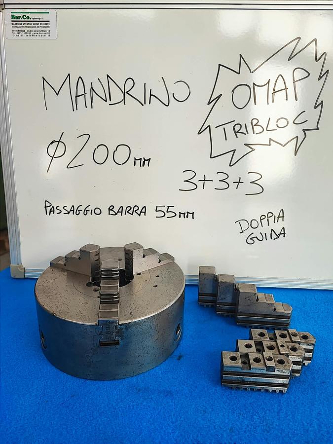 Usato OMAP TRIBLOC 200 mandrino doppia guida, 4+4+4 griffe