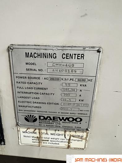 Used Daewoo DMH400 HMC - Year : 2001