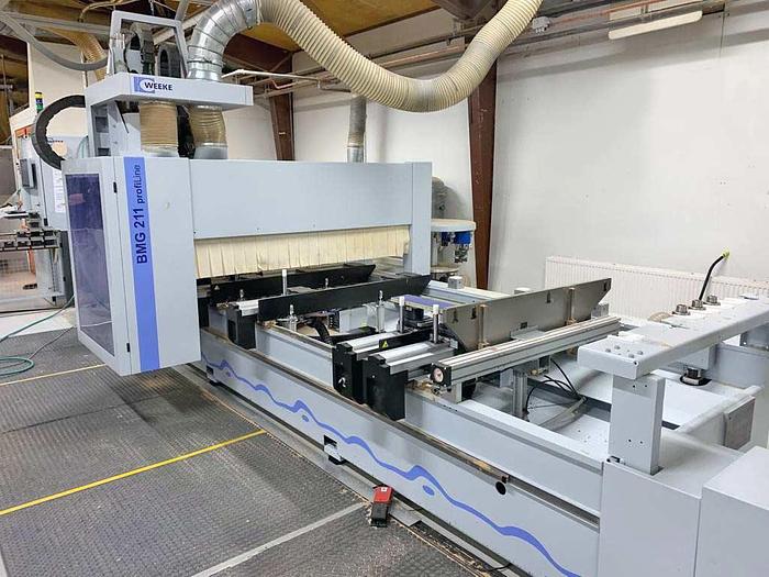 Used 2015 WEEKE CNC machine center Weeke PROFI BMG 211/45/15/AP