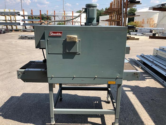 Used SHANKLIN HEAT SHRINK TUNNEL 120 FPM MODEL T7F