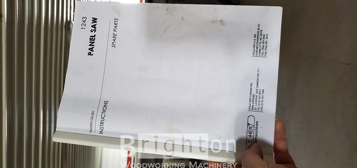 Used 2001 Holzher 1243 Sliding Table Saw