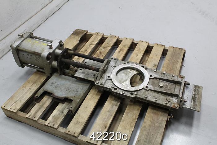 Used Stafjo 8" Air Operated Through Gate Valve #42220