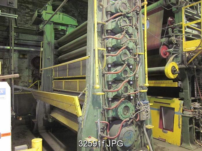 Used Rice Barton Complete Fourdrinier Paper Machine, 117" Wire Width #32591