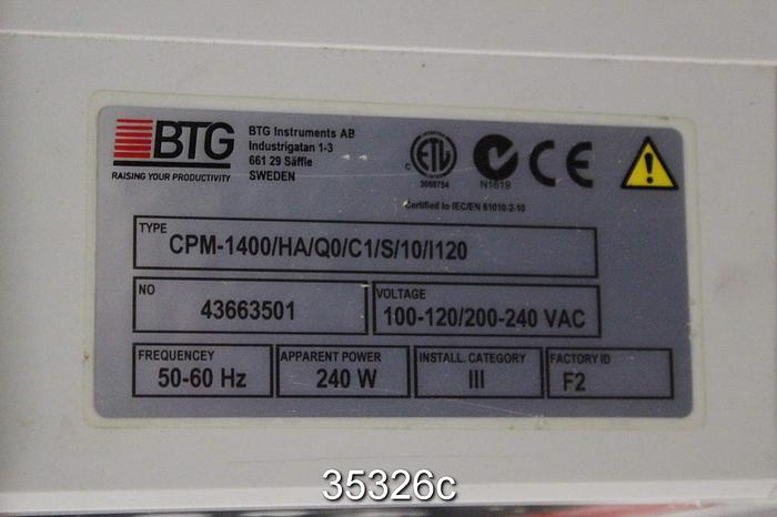 Used BTG MEK-3000 Twin Torque Consistency Transmitter #35326