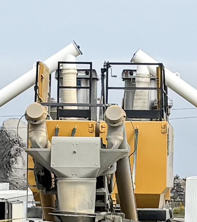 Portable Auxiliary Cement Silo for Bohringer B-120 Portable Batch Plants