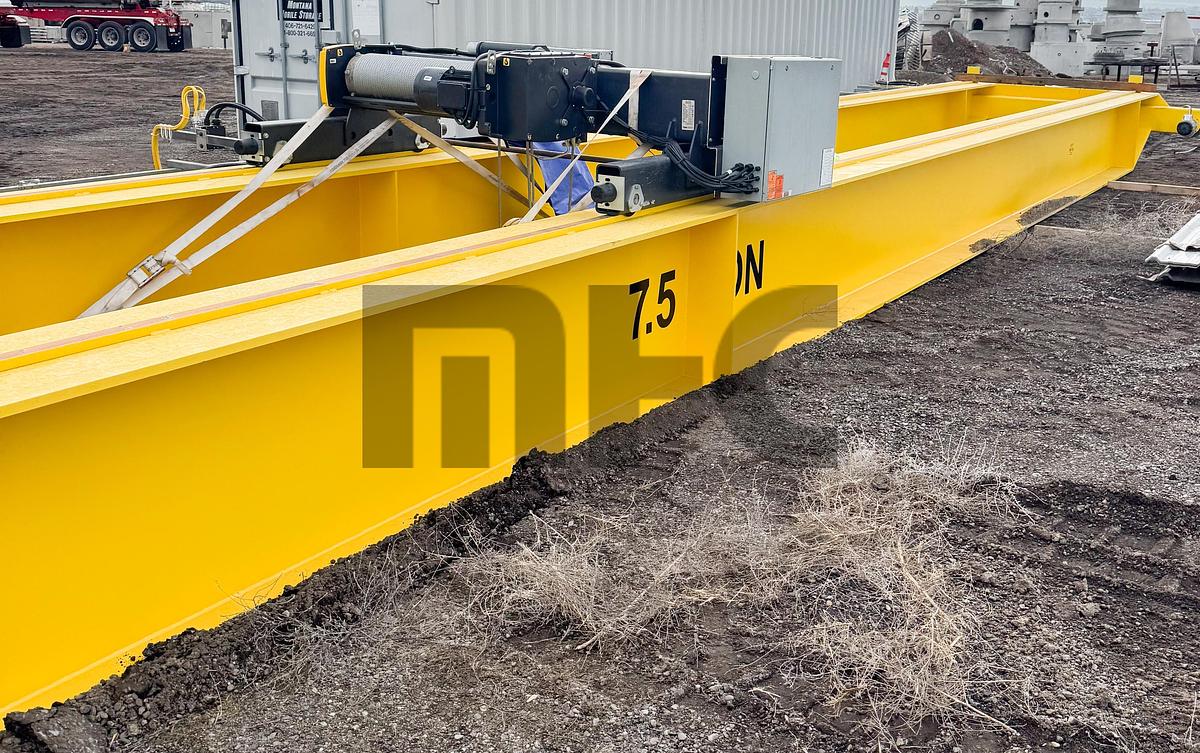 Used 2025 Yale 7.5 Ton Bridge Crane, Completer with Rails and Structure