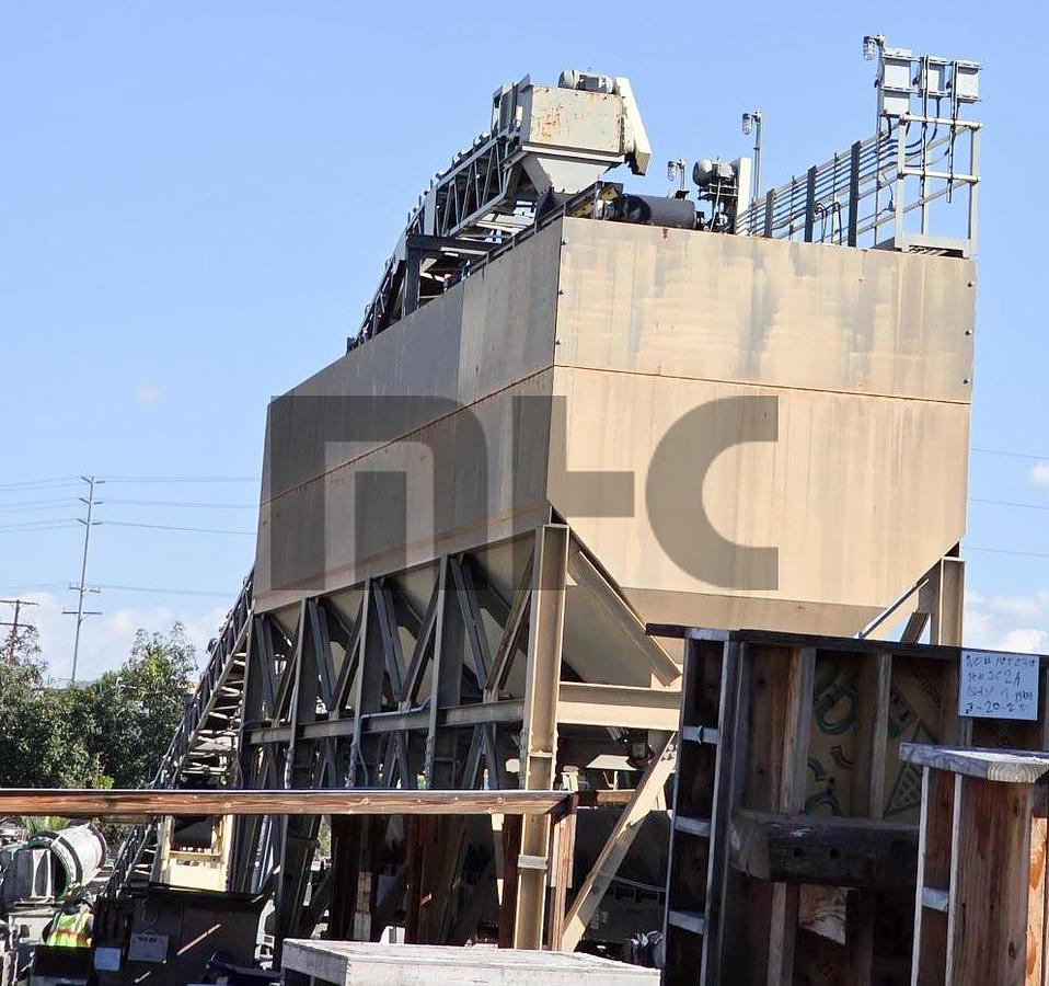 Used 2005 Turmac 4 Compartment Precast Concrete Batch Plant w/Haarup Mixer