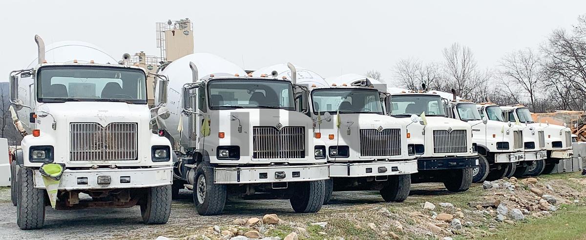 Used 2005-2007 International Paystar 5600i Rear Discharge Concrete Mixer Trucks (10 Each)
