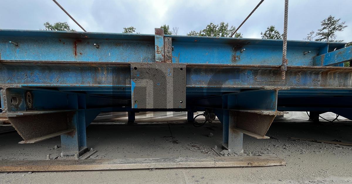 Used 11' X 39' Precast Concrete Casting Tables/Panel Forms (2 Each):
