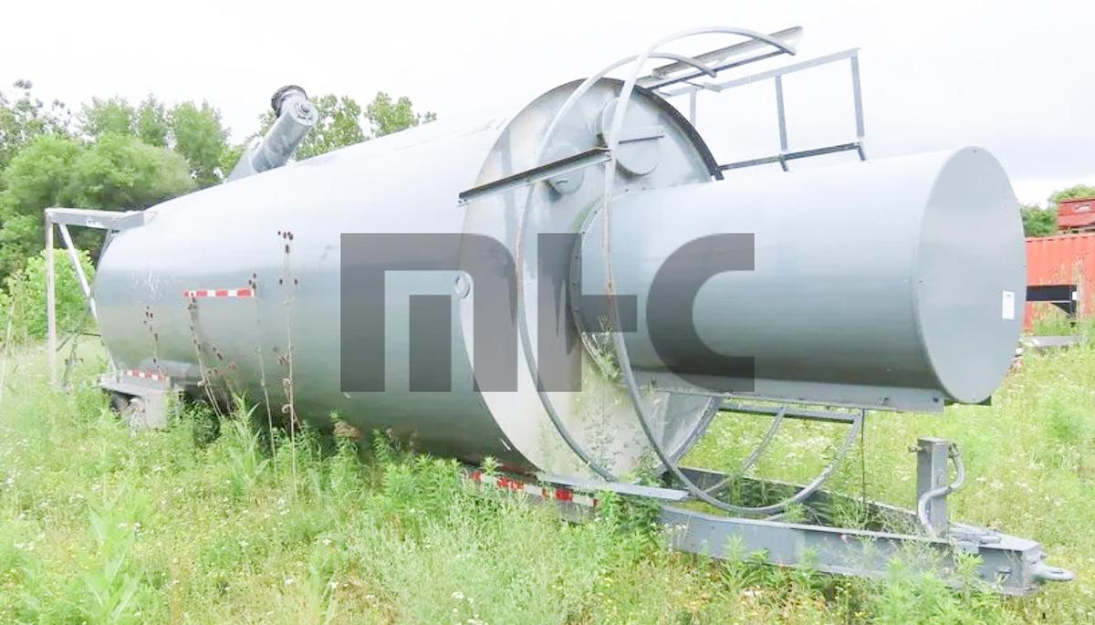 Used Belgrade 350 Barrel Round Portable (RP) Cement Silo