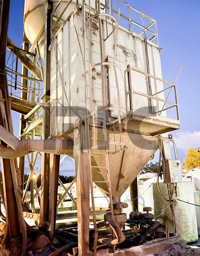 Used 2005 ERIE STRAYER 3 Compartment Stationary Batch Plant